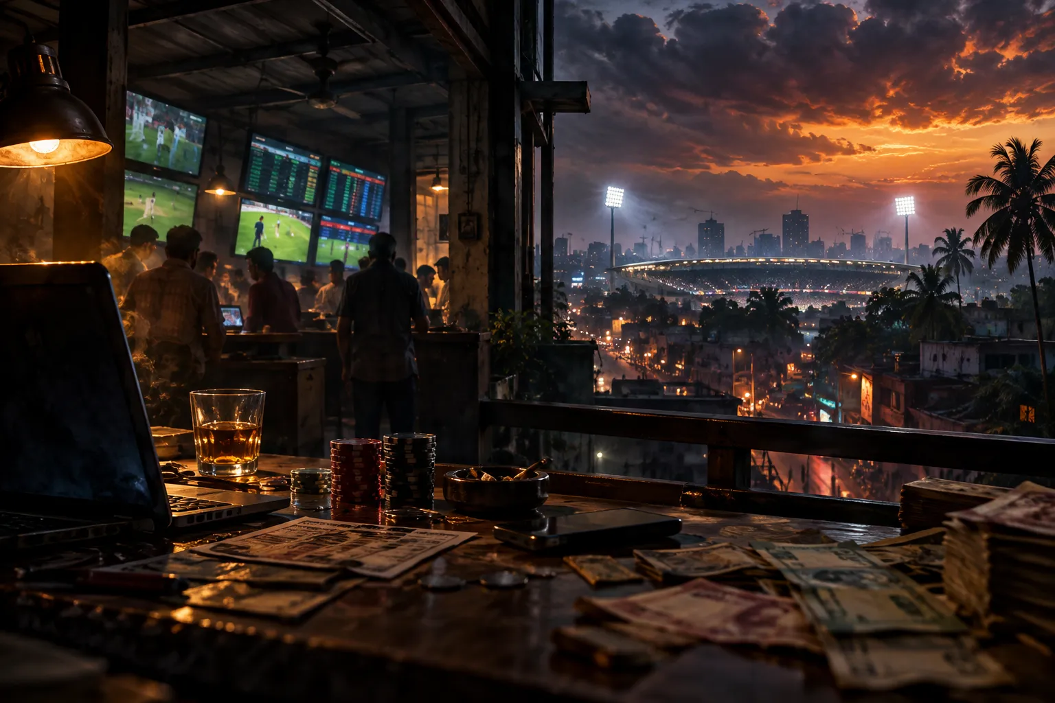 I'm Game — Mood illustration, not a still from the film