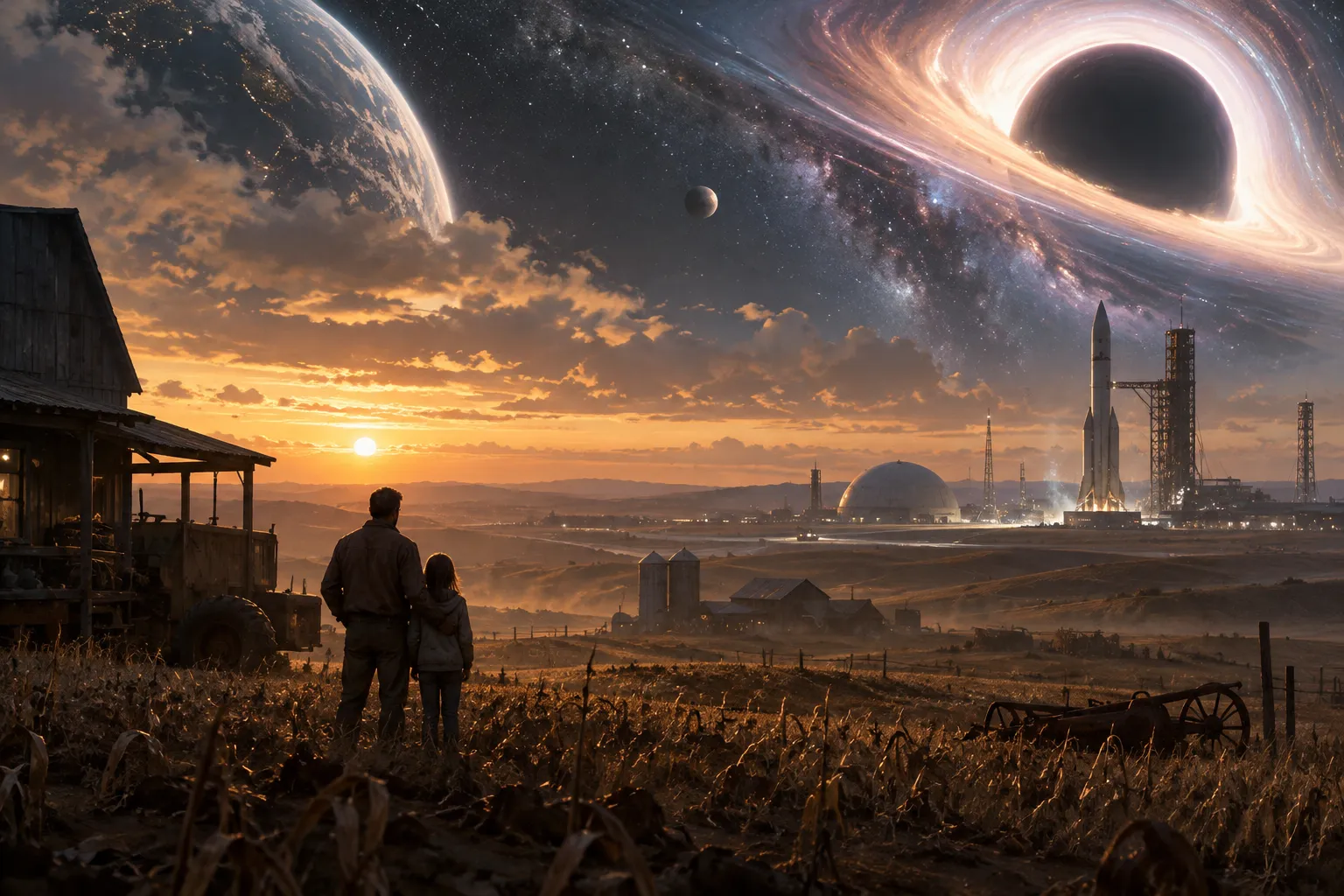 Interstellar — Mood illustration, not a still from the film