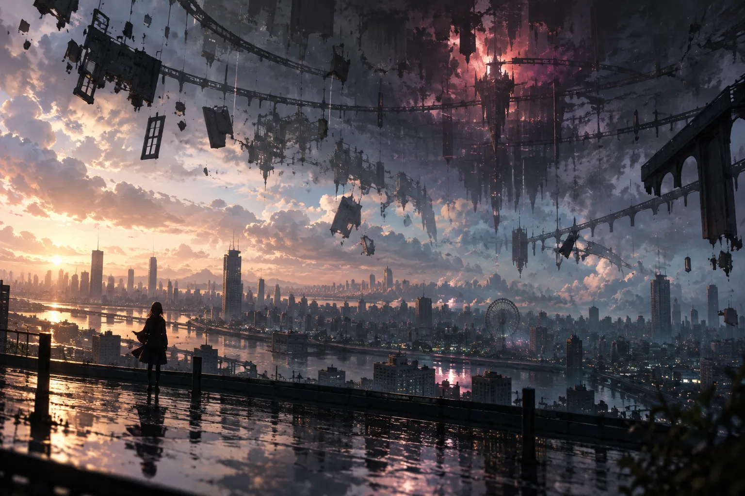 剧场版 魔法少女小圆〈魔女之夜的回天〉 — 氛围插图，并非电影画面