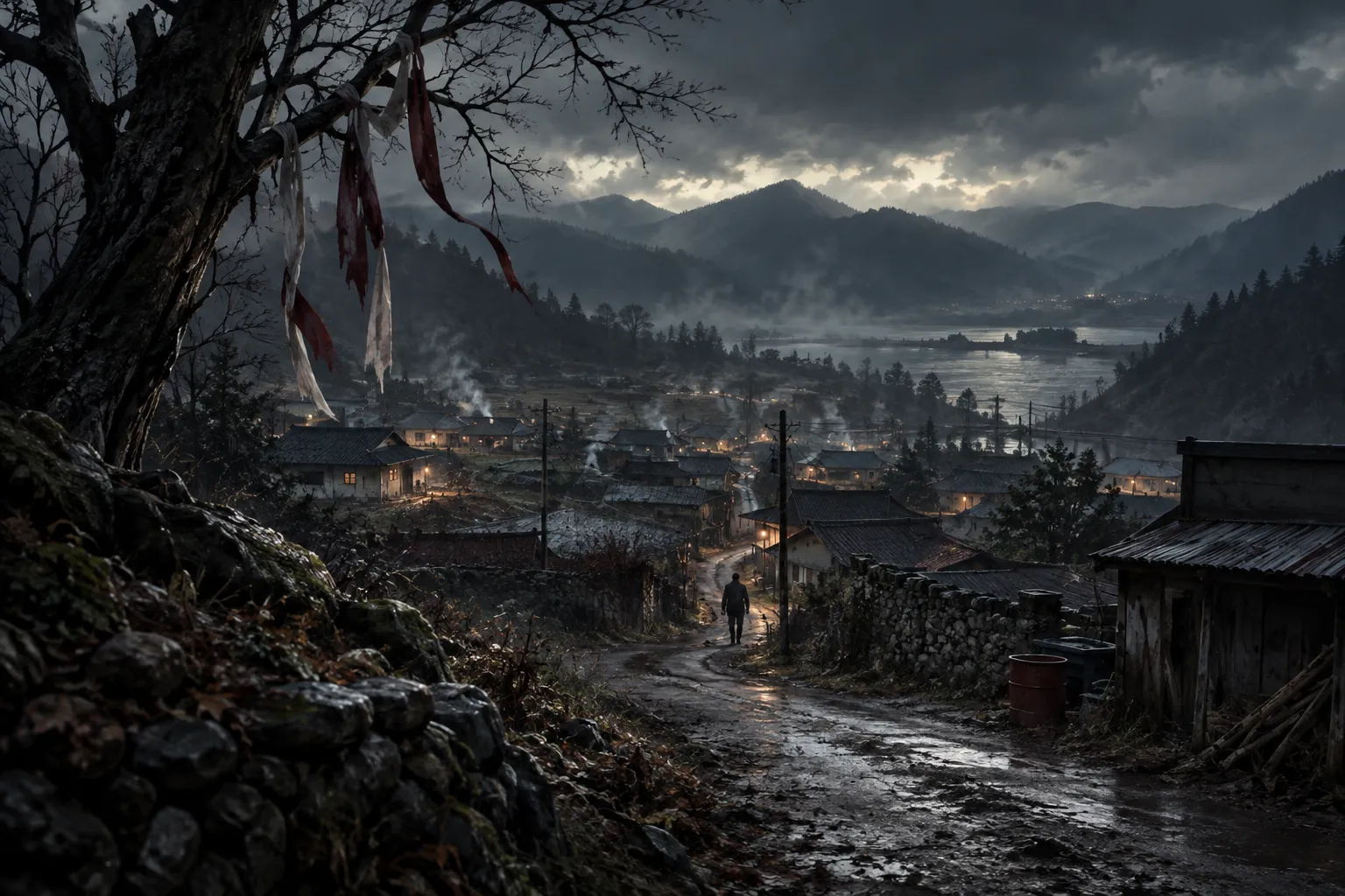 The Wailing — Mood illustration, not a still from the film