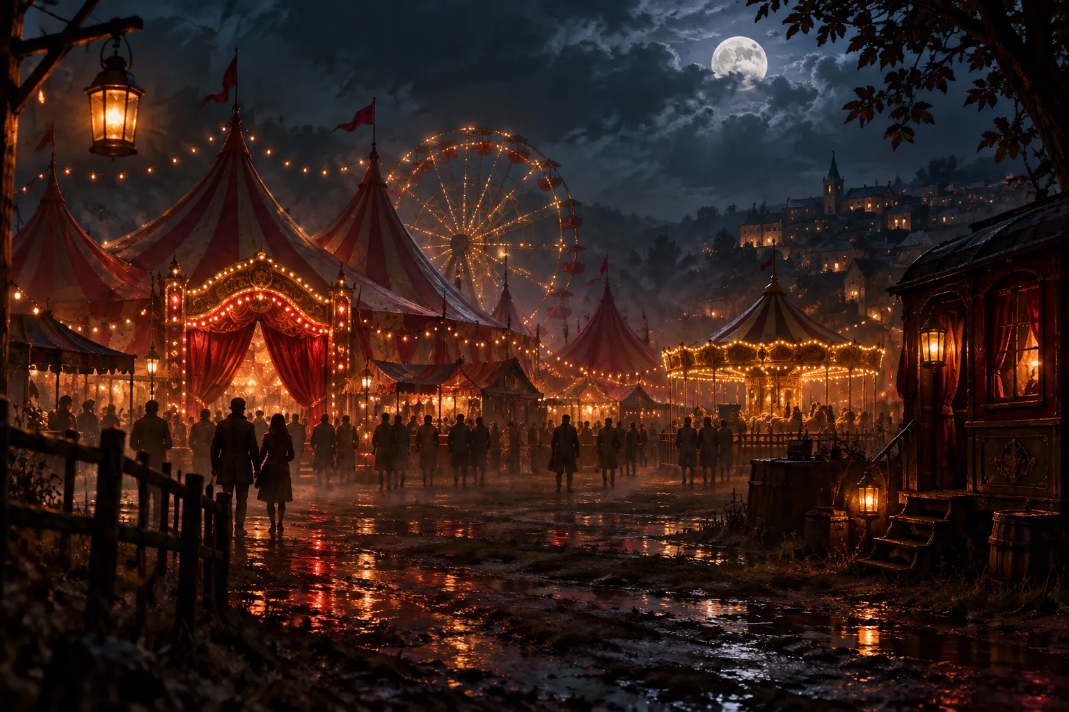 Vampire Carnival — Mood illustration, not a still from the film