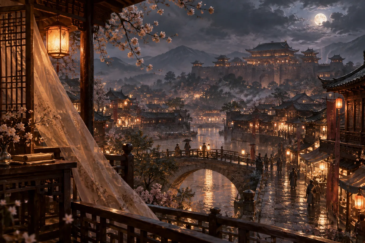 บุปผาเหนือลิขิต — ภาพประกอบบรรยากาศ ไม่ใช่ภาพจากซีรีส์