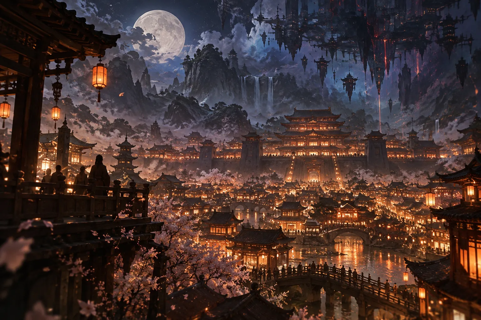 Moonlit Reunion — Ilustrasi suasana, bukan adegan dari serial