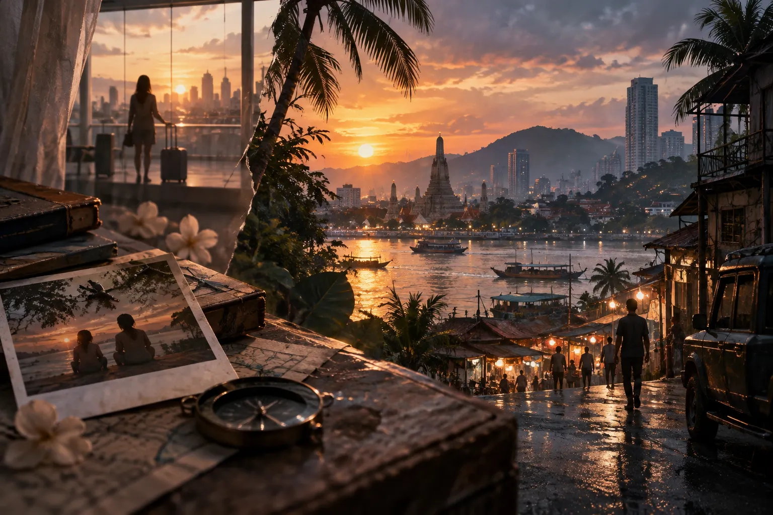 ทางรักคู่ขนาน — ภาพประกอบบรรยากาศ ไม่ใช่ภาพจากซีรีส์