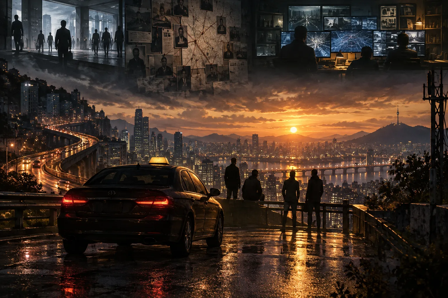 Taxi Driver — Ilustrasi suasana, bukan adegan dari serial